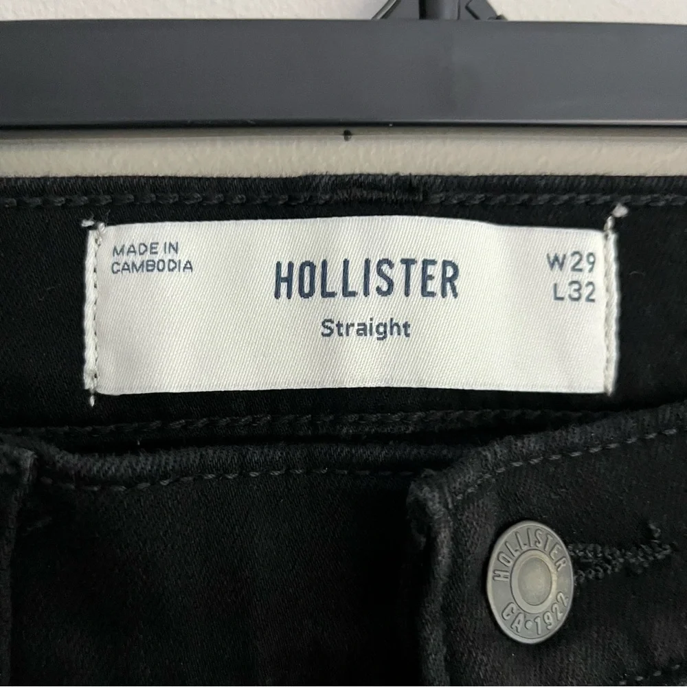Hollister Men's Straight Black Jeans sz 29